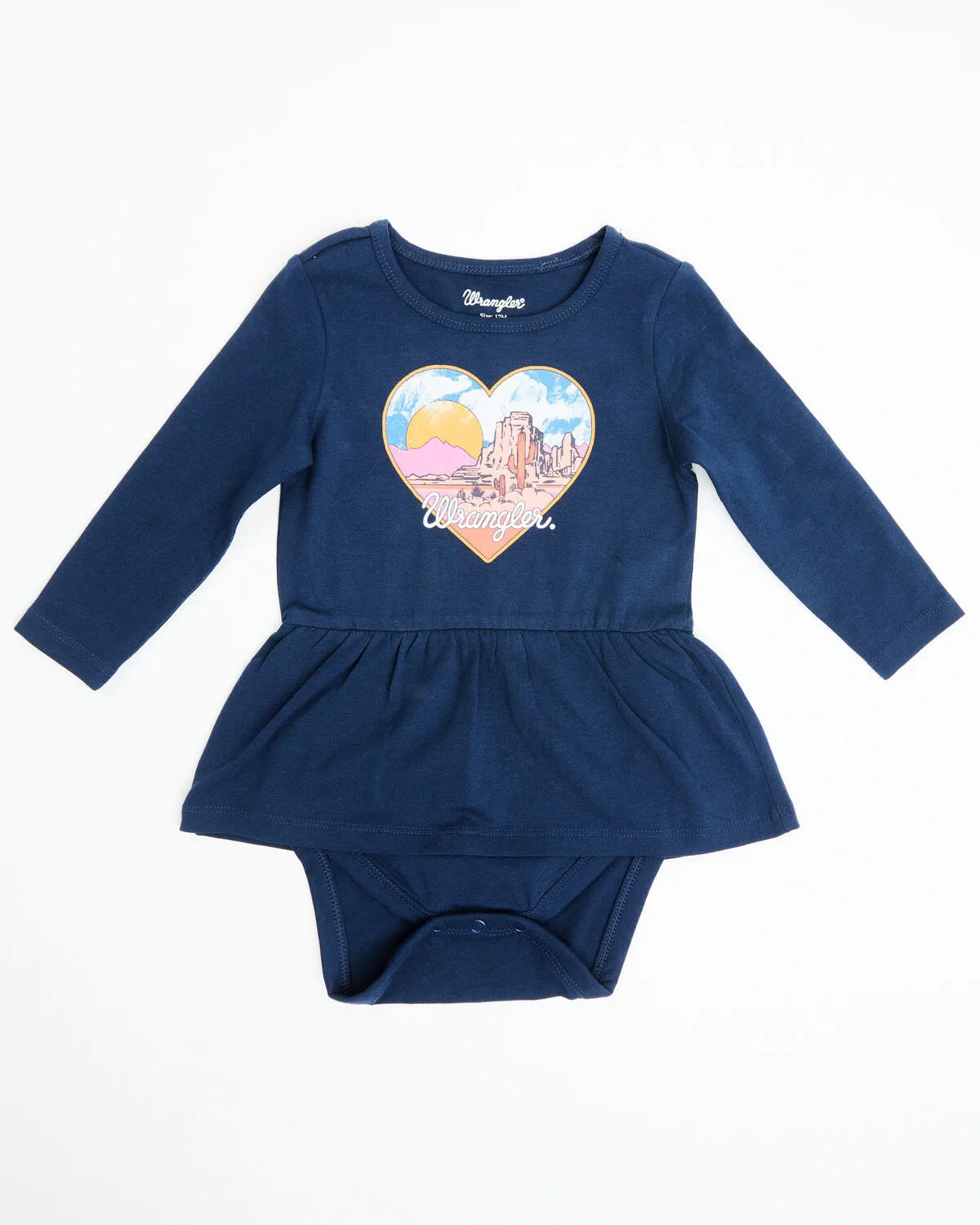 Product Name:  Wrangler Infant Girls' Scenic Graphic Long Sleeve Onesie