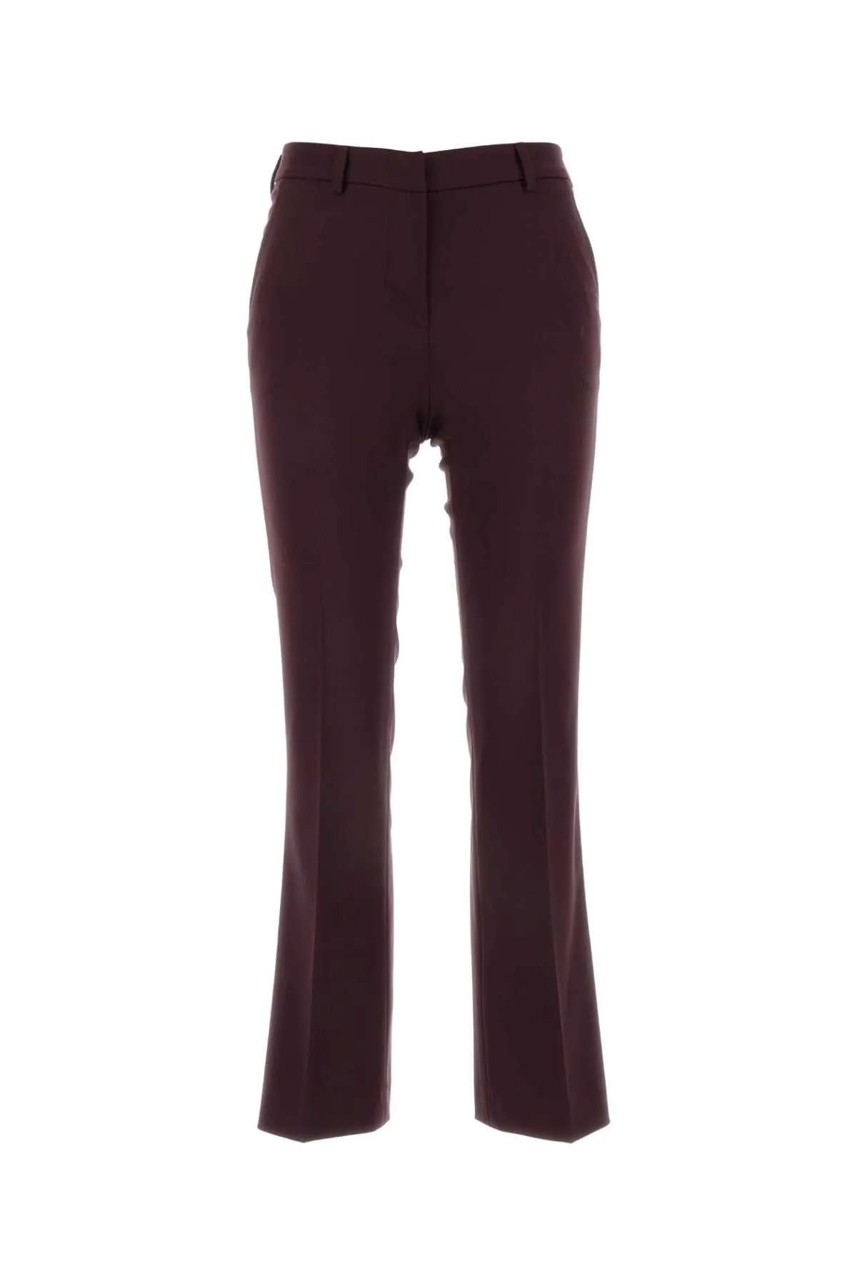 Pt Torino Plum Stretch Wool Jaine Pant