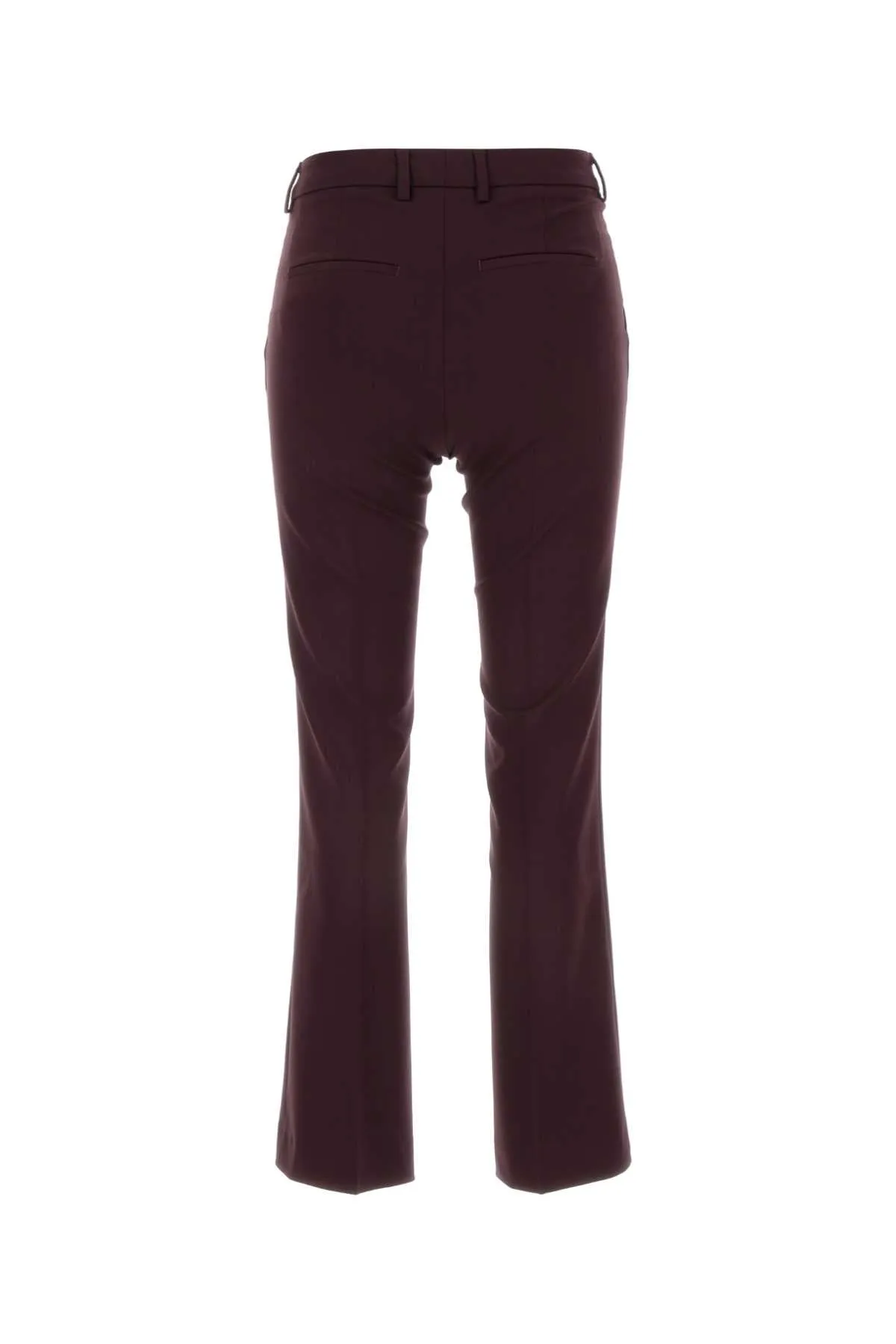 Pt Torino Plum Stretch Wool Jaine Pant