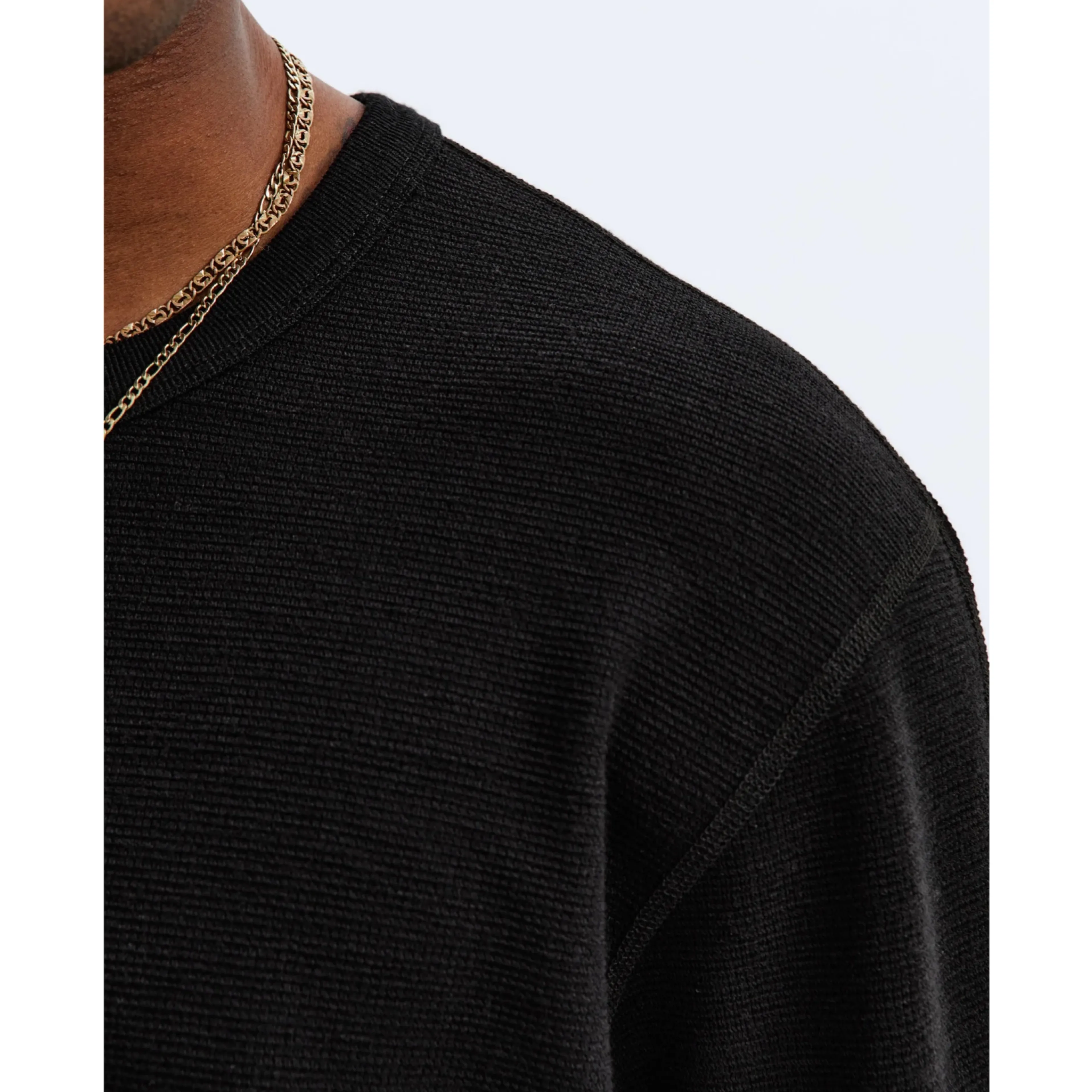 REIGNING CHAMP  |Crew Neck Wool Street Style Plain Short Sleeves Logo