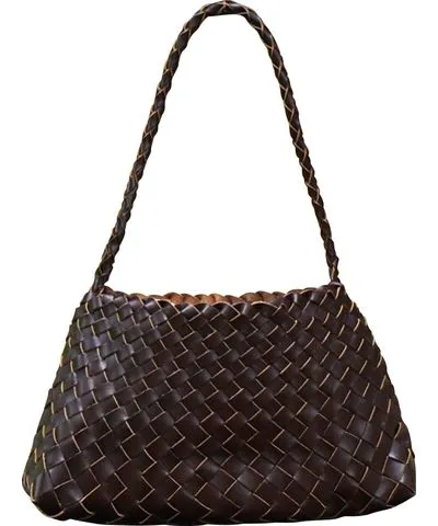 Rimini Women's Woven Leather Shoulder 'Leontina'