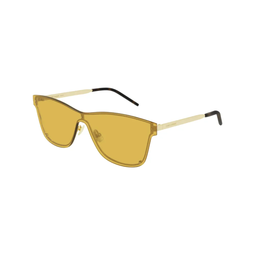 Saint Laurent Sunglass Unisex Gold Yellow SL 51 MASK-004