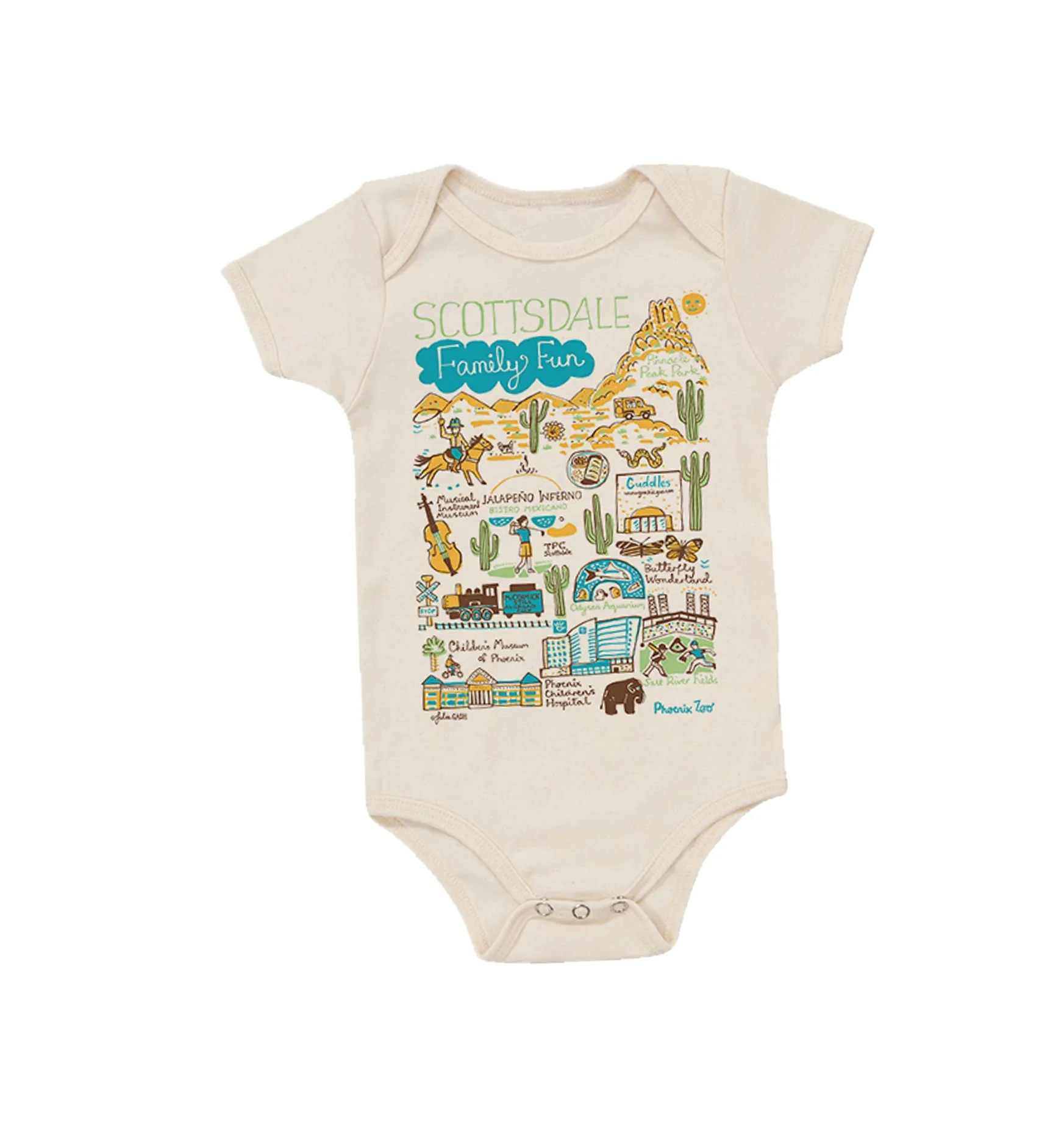 Scottsdale Family Fun Organic Onesie & Tee