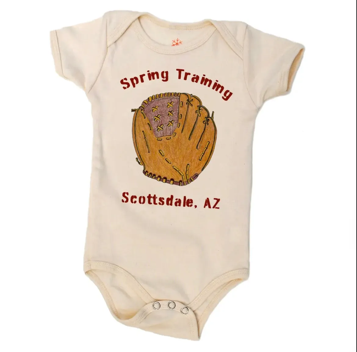 Scottsdale Spring Training Baseball Glove Tee / Onesie