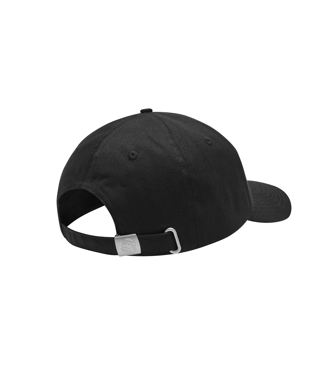 SCRIPT LOGO EMBROIDERED CAP - BLACK