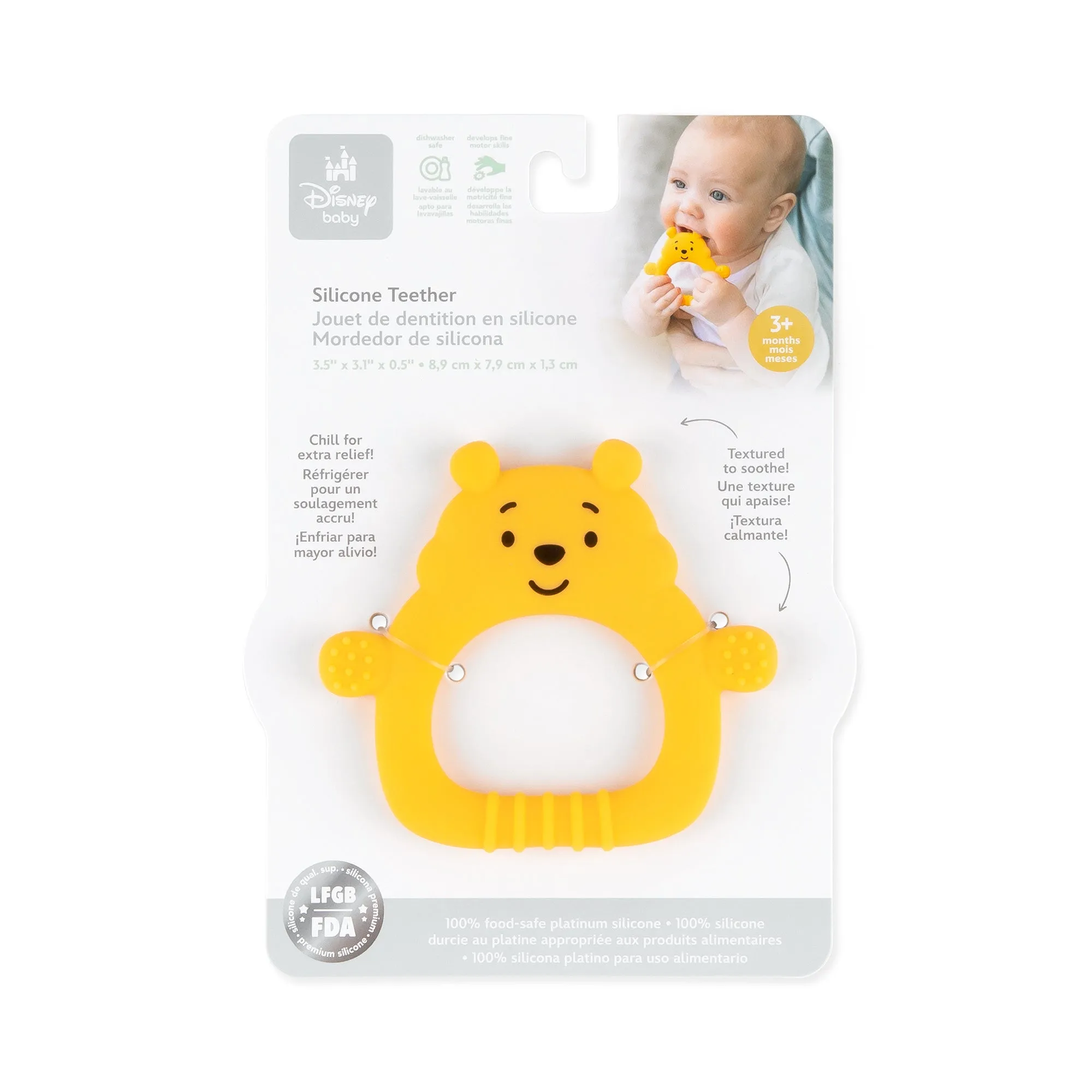 Silicone Flat Teether: Winnie the Pooh