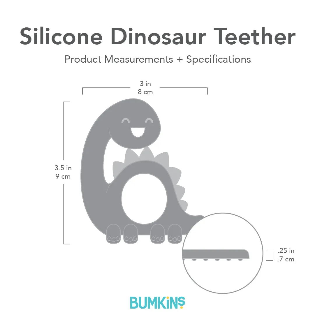 Silicone Teether: Dinosaur