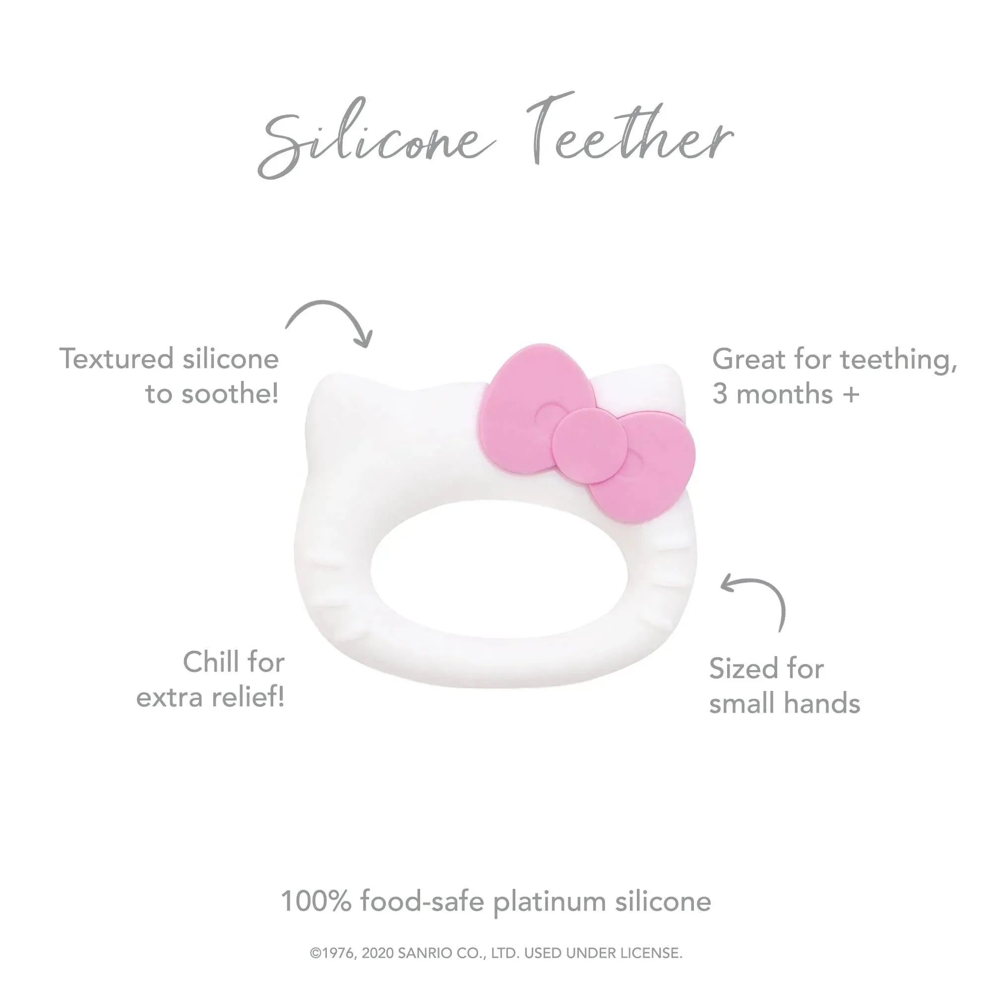 Silicone Teether: Hello Kitty