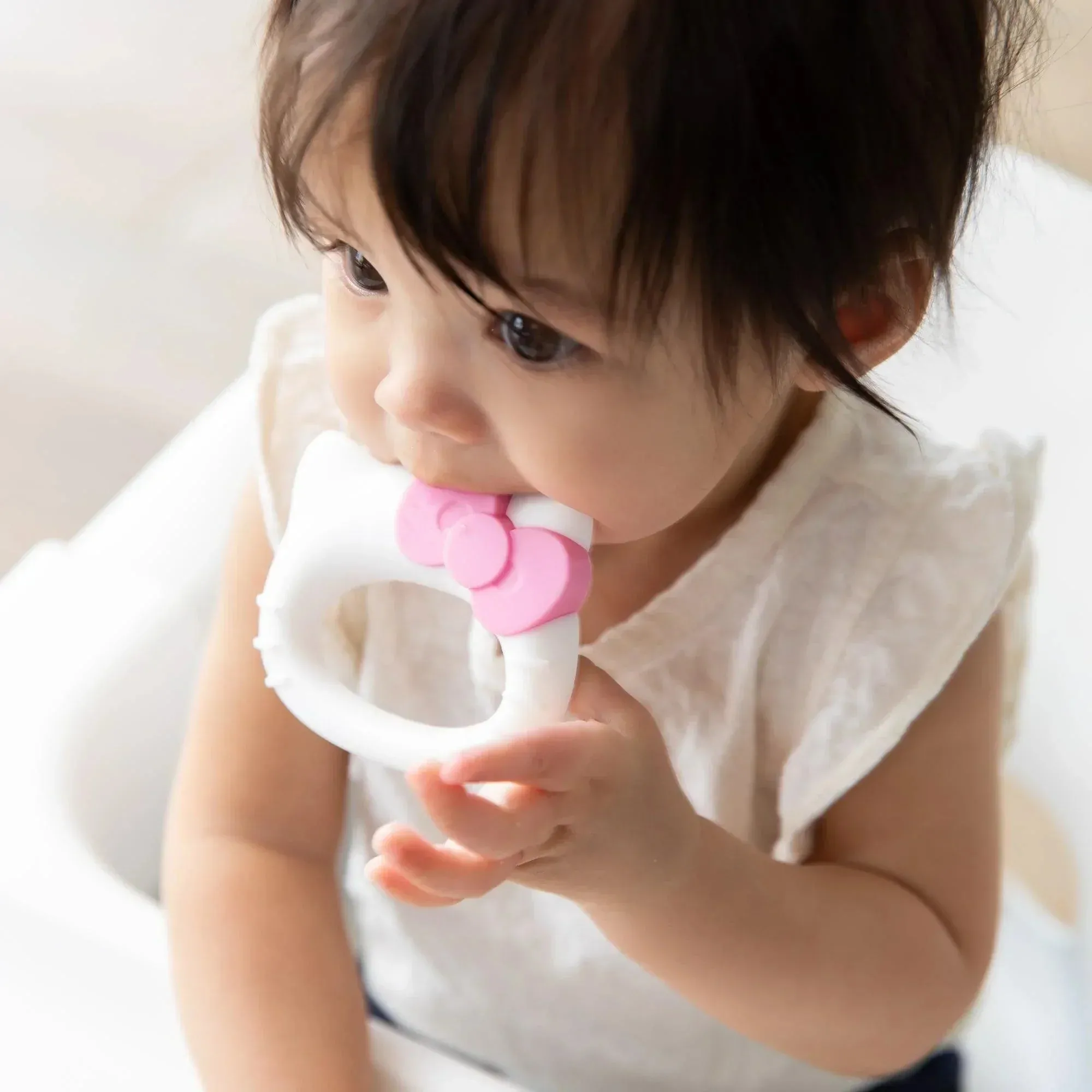 Silicone Teether: Hello Kitty