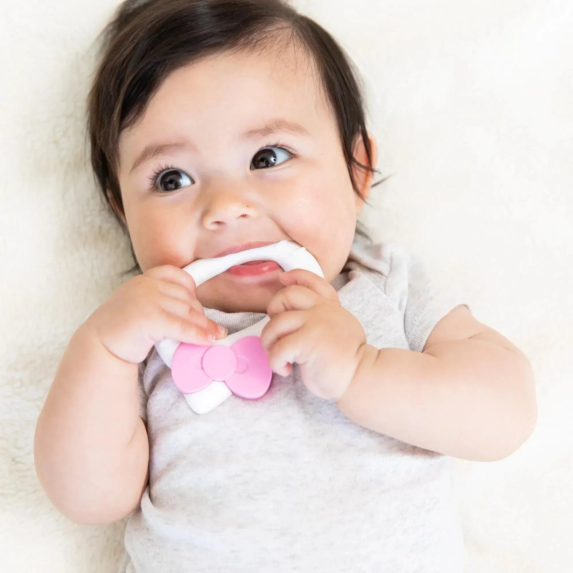 Silicone Teether: Hello Kitty