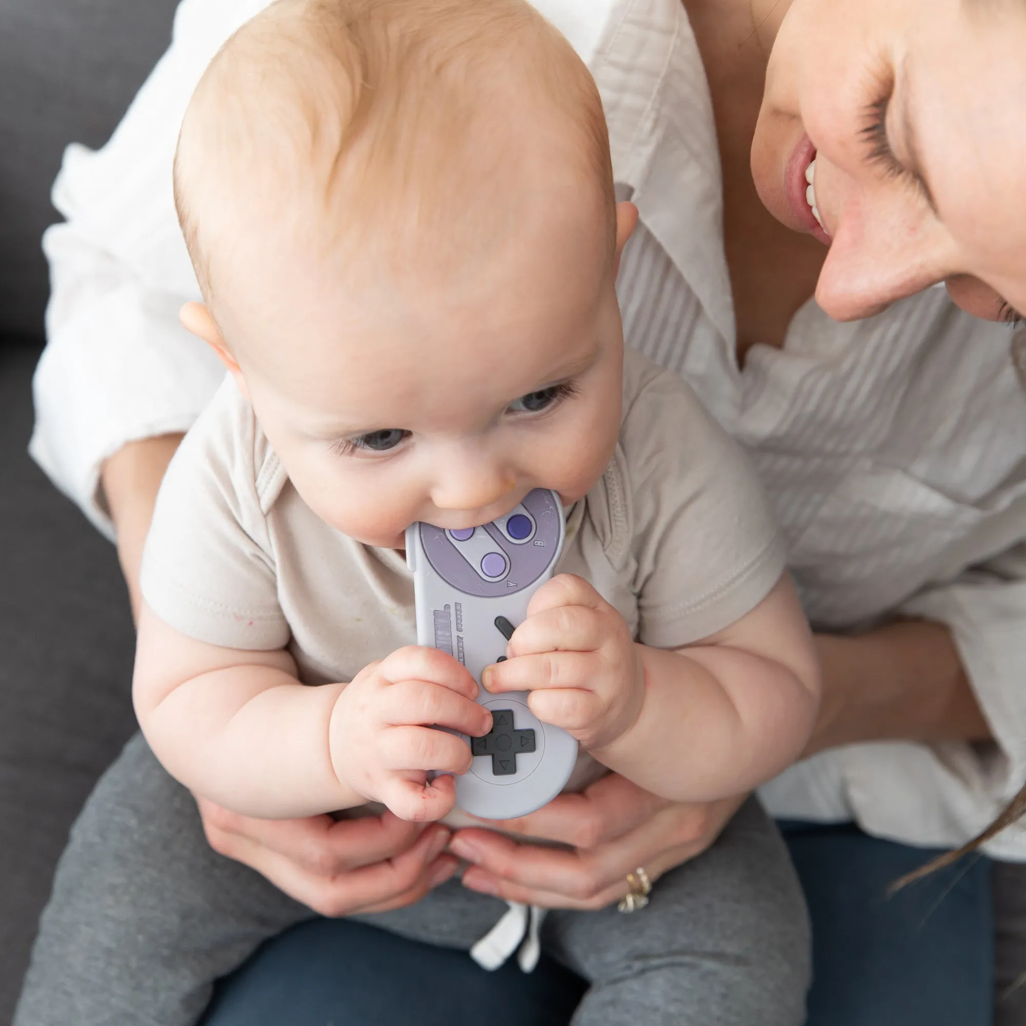 Silicone Teether: Nintendo SNES Controller