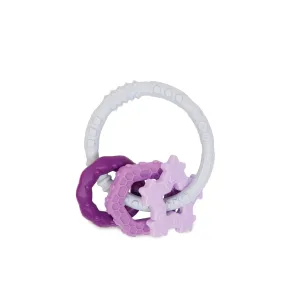 Silicone Teething Charms: Purple