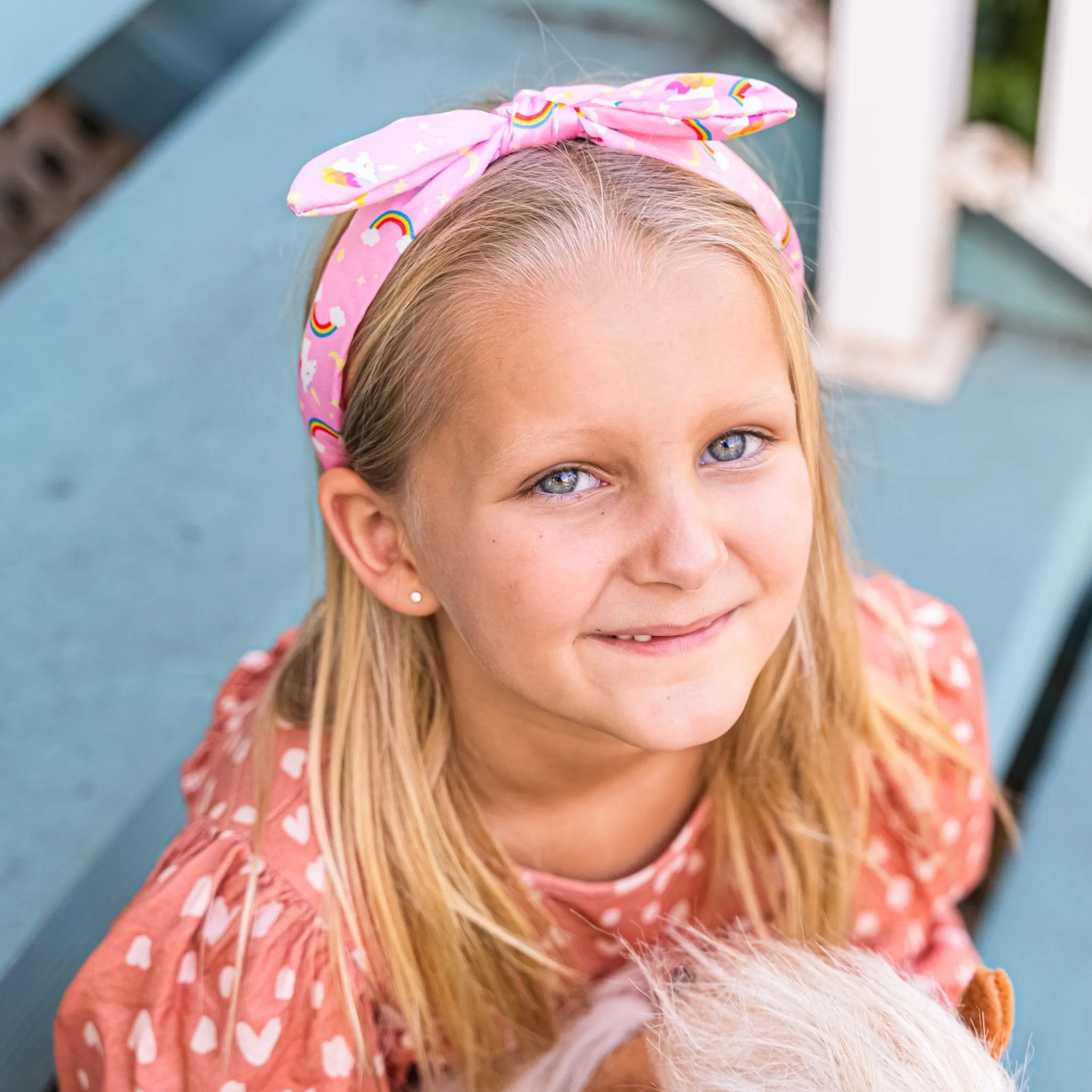 Silky Knotted Rabbit Ear Bow Headband