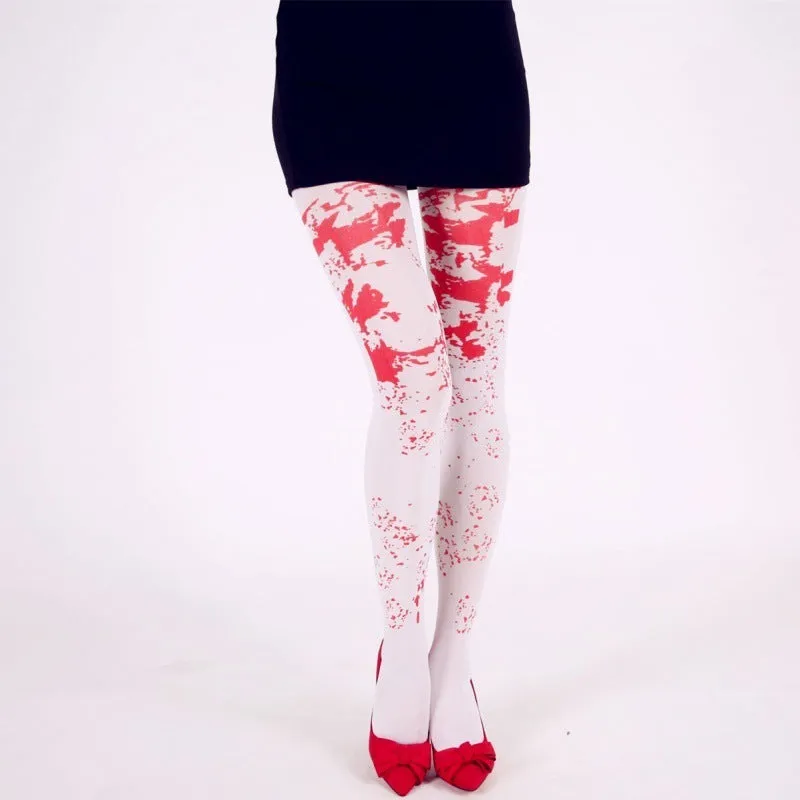 Spooktacular Bloody Skull Pantyhose – Dare to Scare! | Marvis