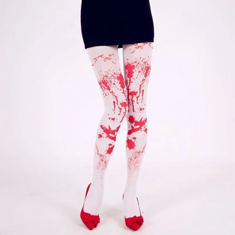 Spooktacular Bloody Skull Pantyhose – Dare to Scare! | Marvis