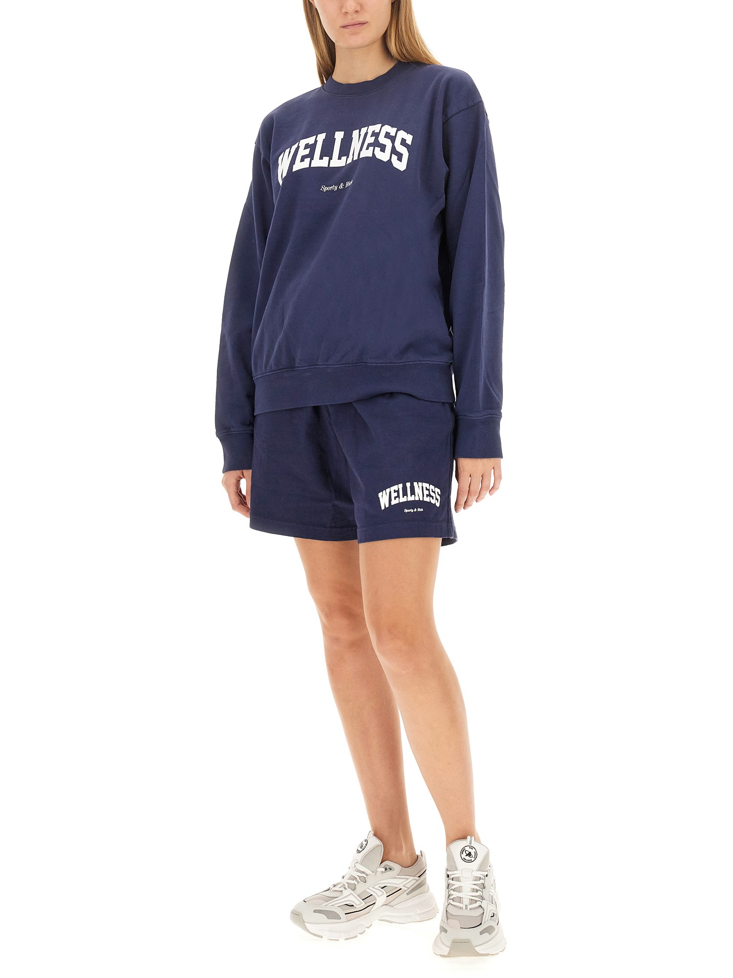 SPORTY&RICH    SWEATSHIRT WITH LOGO