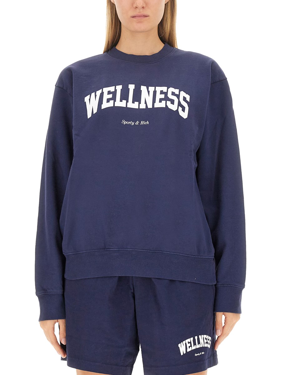 SPORTY&RICH    SWEATSHIRT WITH LOGO