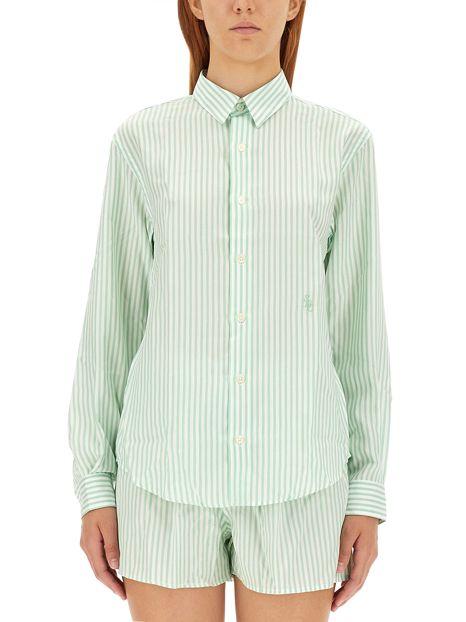 SPORTY&RICH    TENCEL REGULAR FIT SHIRT