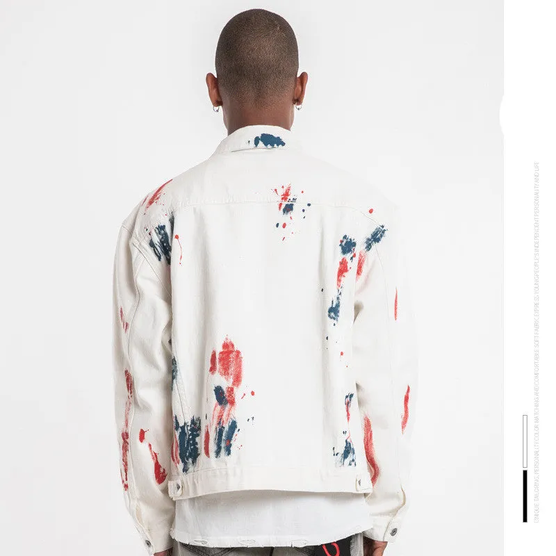 Stylish Artistic Jean Jacket