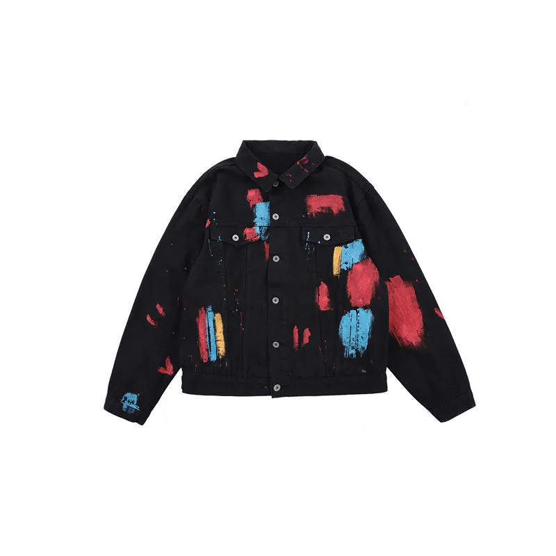 Stylish Artistic Jean Jacket