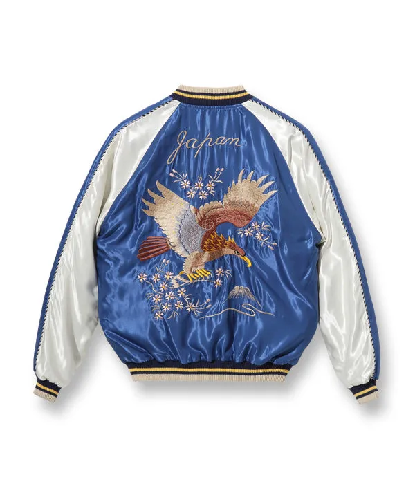 SUGARCANE TAILOR TOYO Early 1950s Style Acetate Souvenir Jacket “EAGLE” × “DRAGON & TIGER”