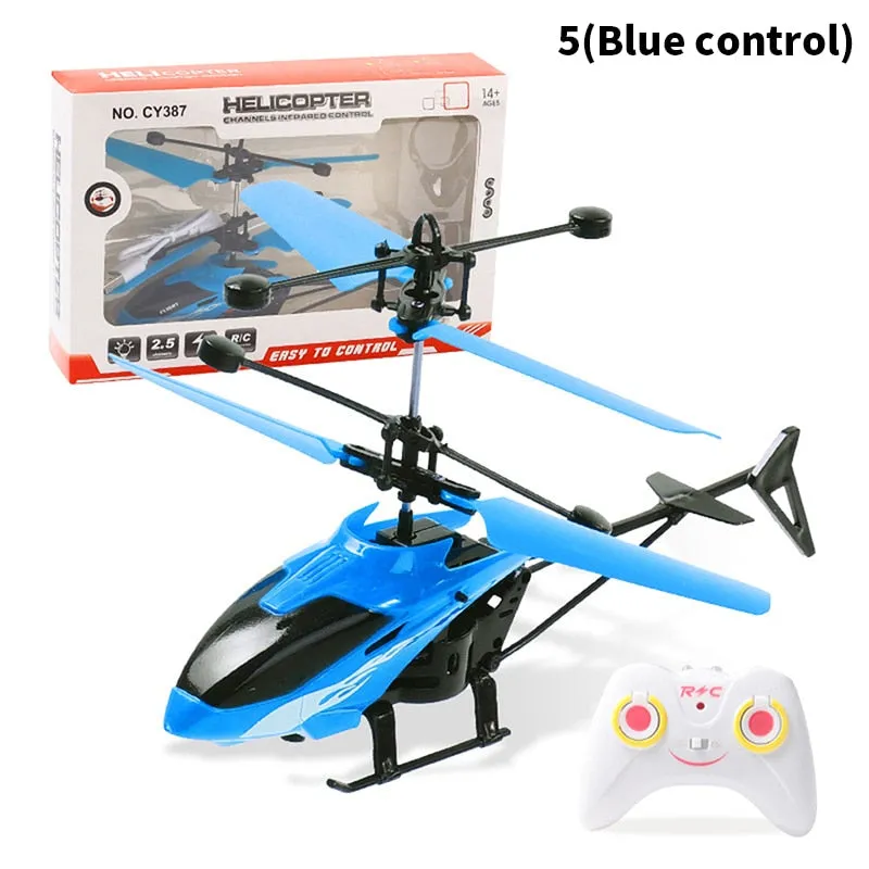 Suspension RC Helicopter Drop-resistant Induction Suspension Aircraft