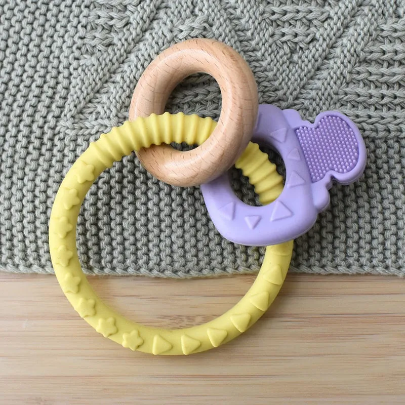 Textured Silicone Teether Assorted