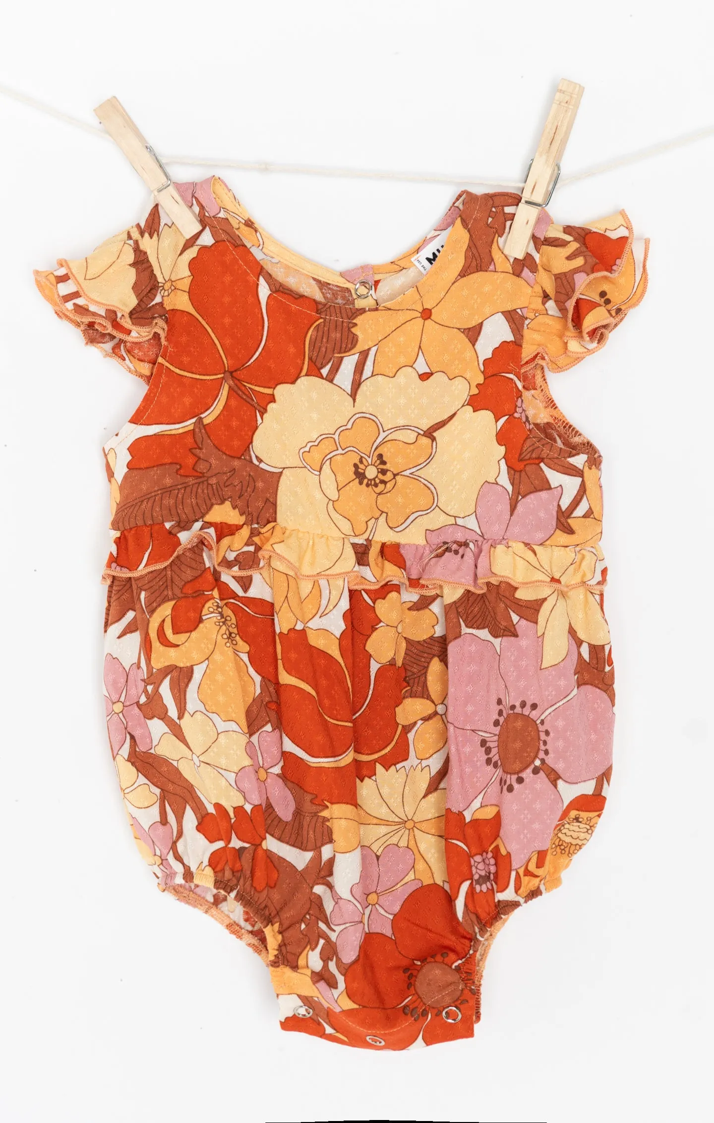 The Soutas Onesie ~ Party Poppy Blooms