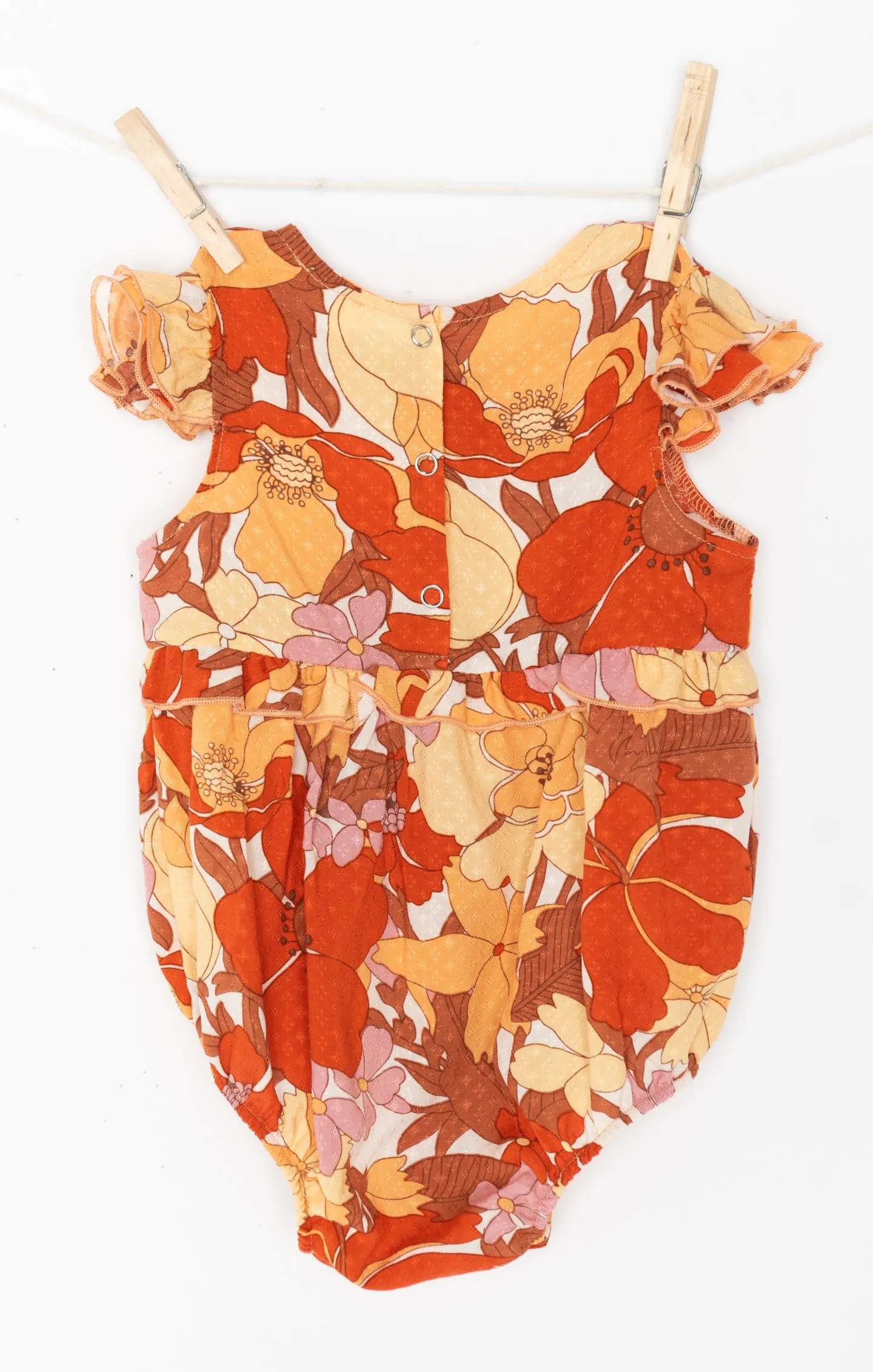 The Soutas Onesie ~ Party Poppy Blooms