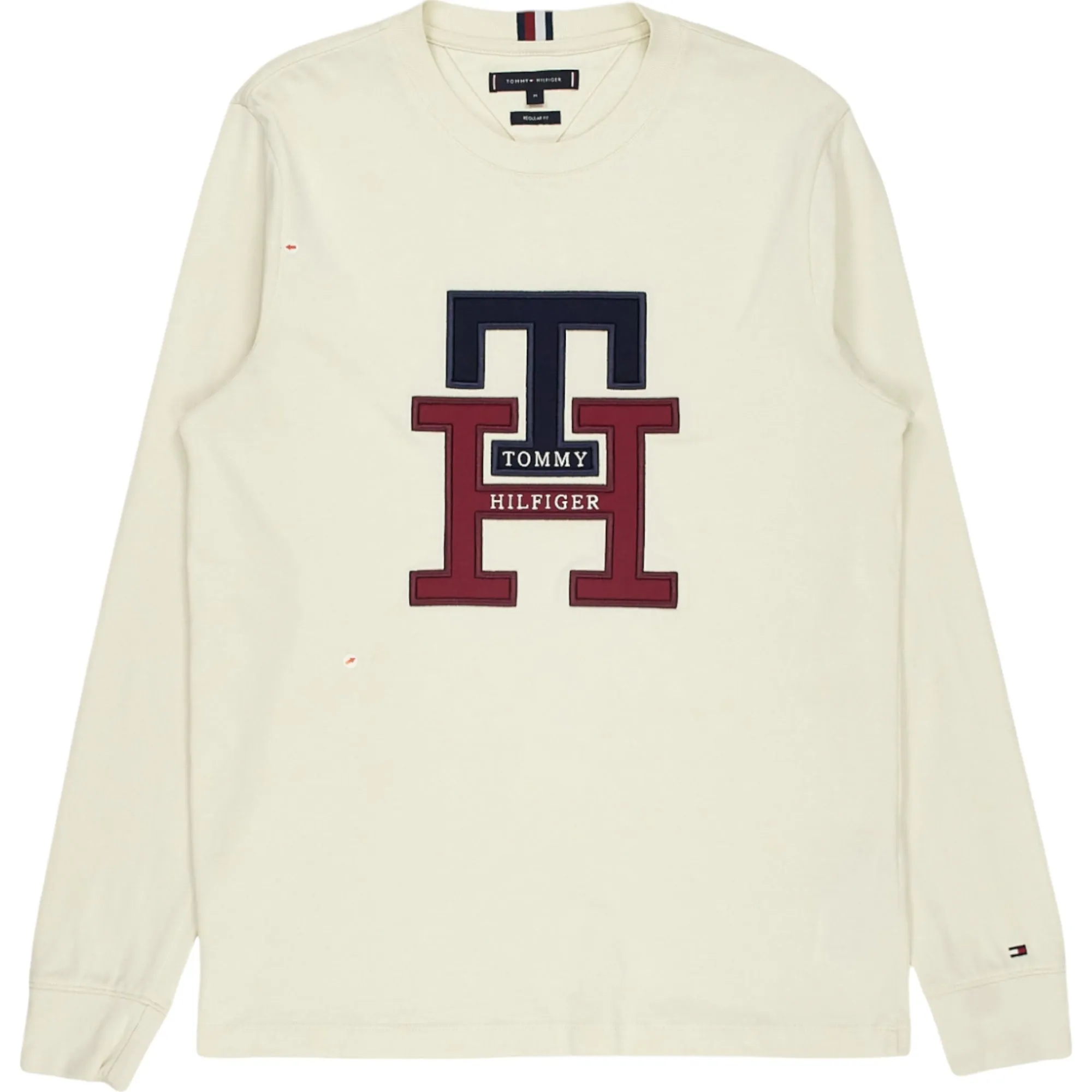 Tommy Hilfiger Cream Logo T-Shirt