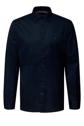 Tommy Hilfiger Flex Poplin Shirt Navy