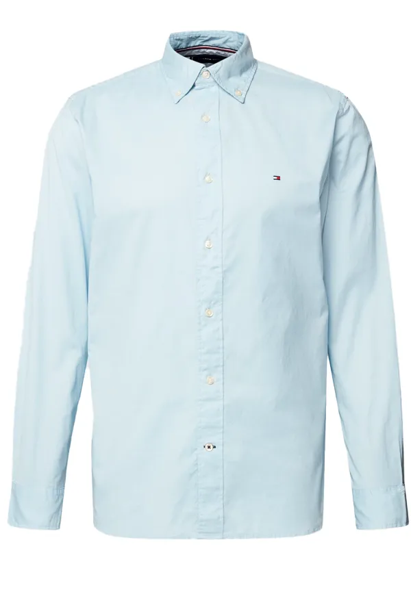 Tommy Hilfiger Flex Poplin Shirt Sky