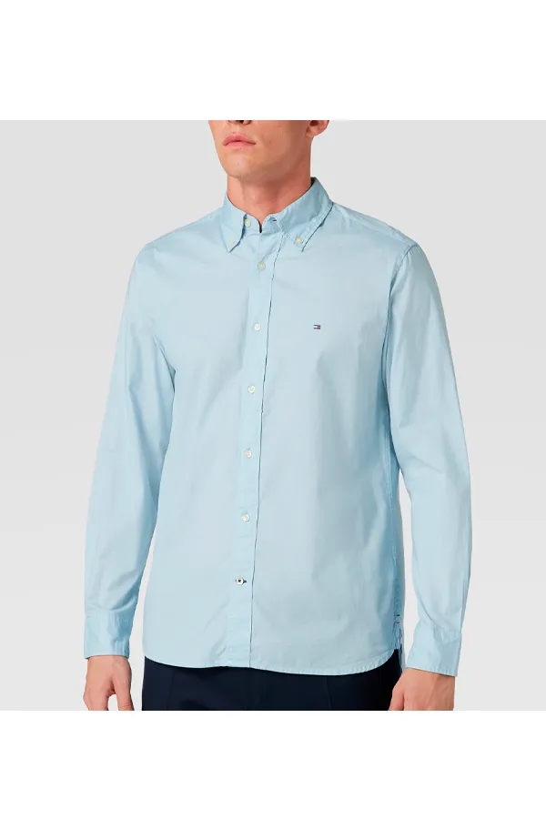 Tommy Hilfiger Flex Poplin Shirt Sky