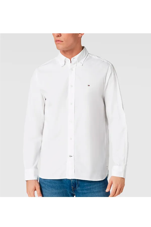 Tommy Hilfiger Flex Poplin Shirt White