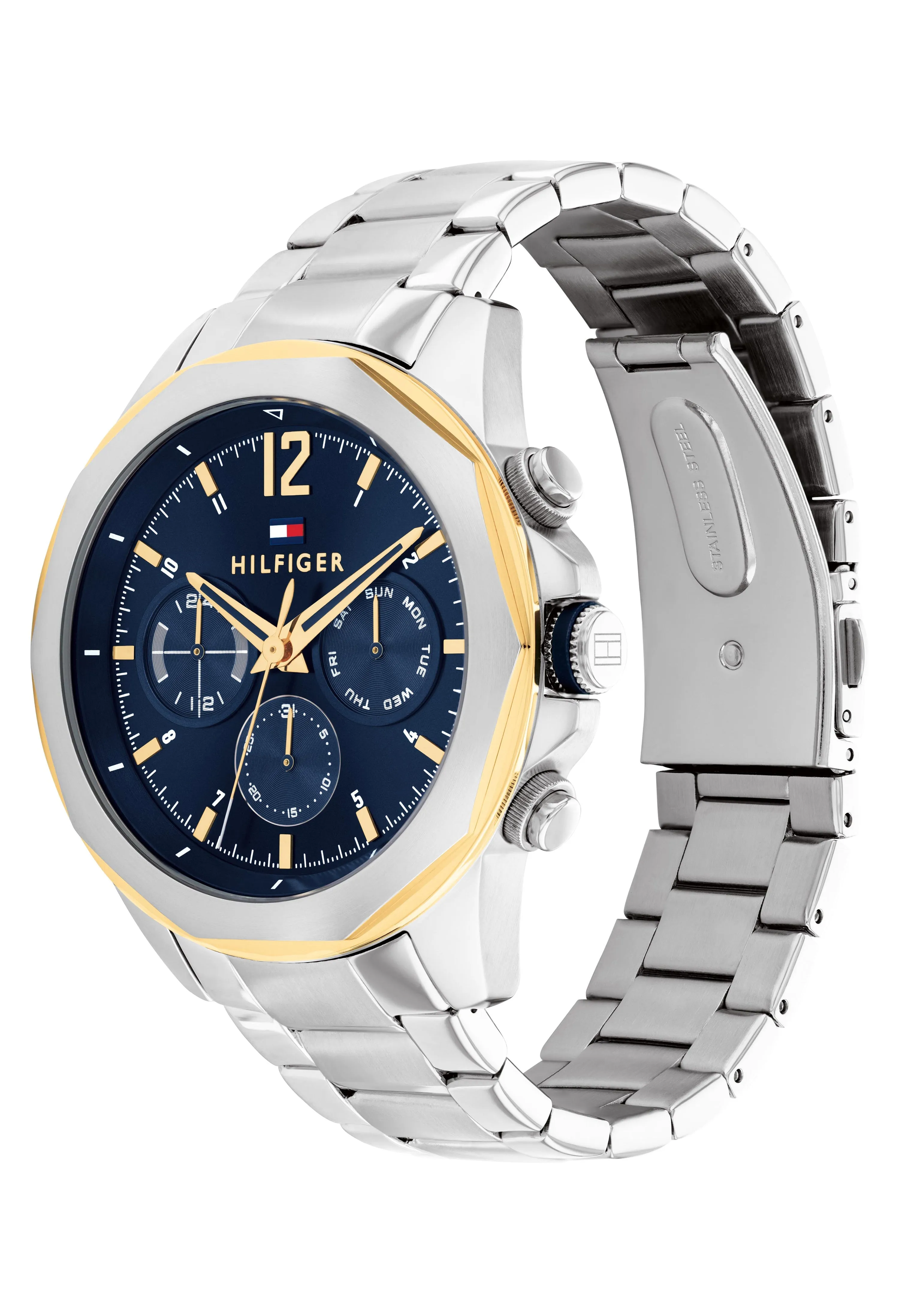 Tommy Hilfiger Gents Lars Multi Function Bracelet Watch Stainless Steel GP