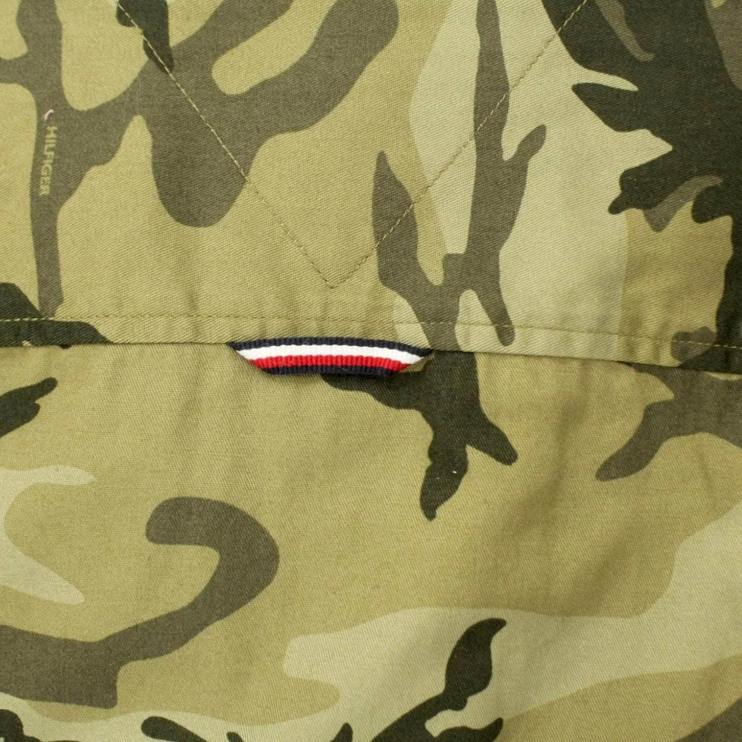 Tommy Hilfiger Green Camo Zipped Jacket