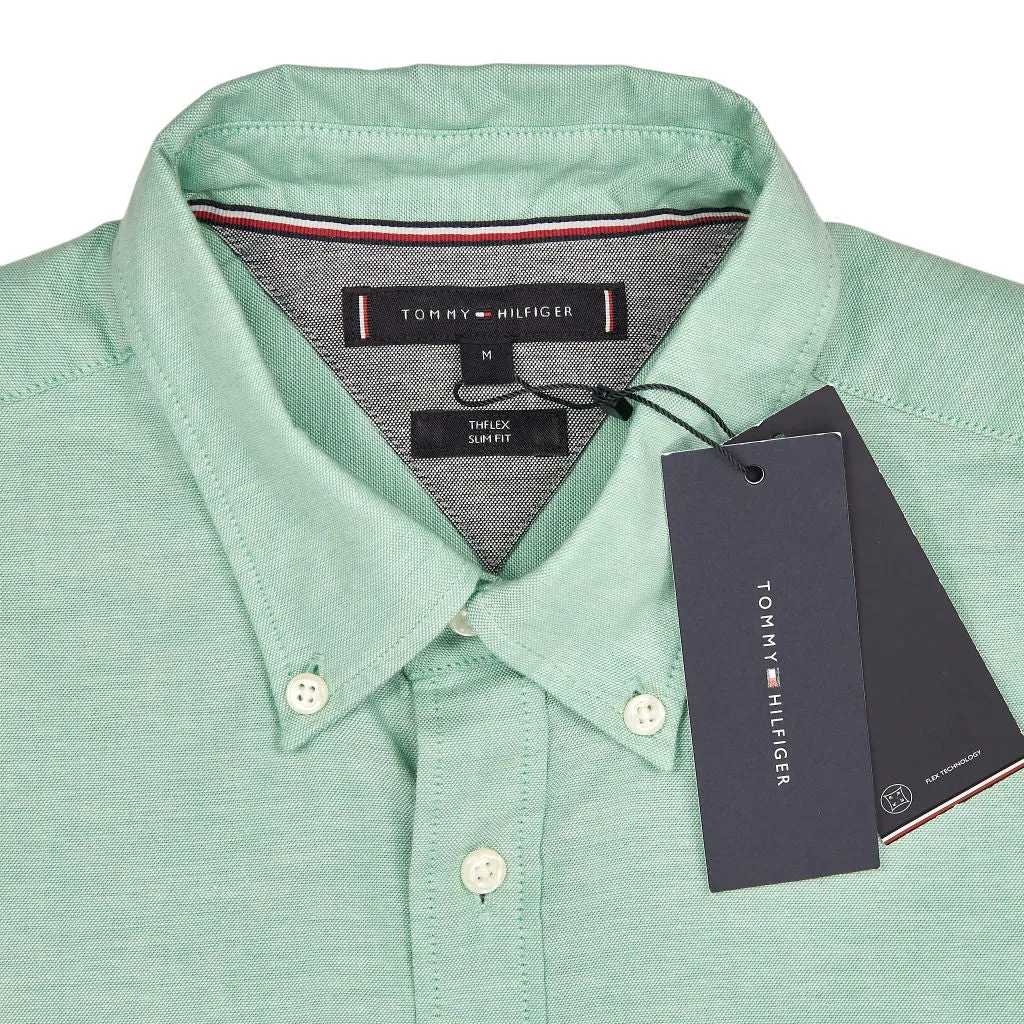 Tommy Hilfiger Green TH Flex Oxford Shirt