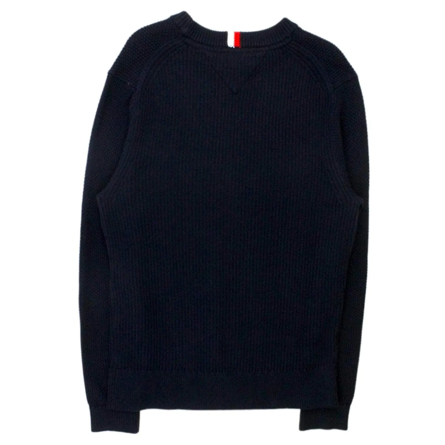 Tommy Hilfiger Navy Basket Weave Jumper