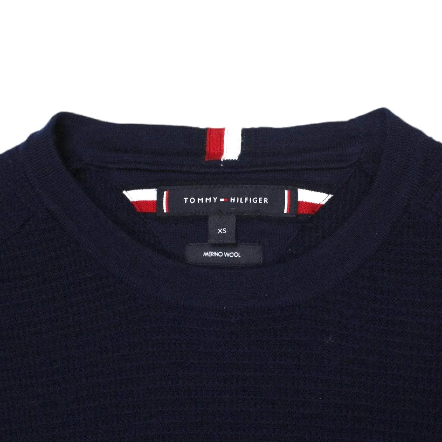 Tommy Hilfiger Navy Crew Neck Jumper