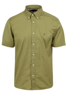 Tommy Hilfiger Regular S/S Shirt Faded Olive