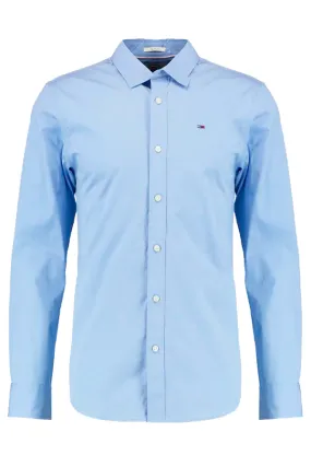 Tommy Hilfiger Stretch Poplin Shirt Blue