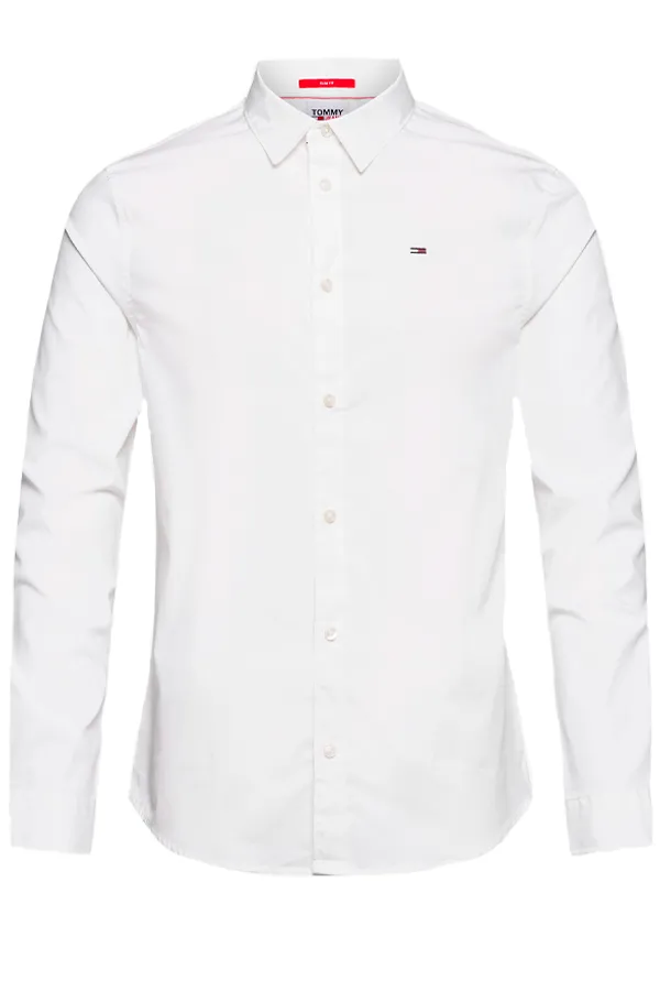 Tommy Hilfiger Stretch Poplin Shirt White