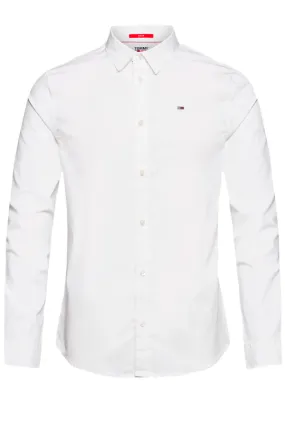 Tommy Hilfiger Stretch Poplin Shirt White