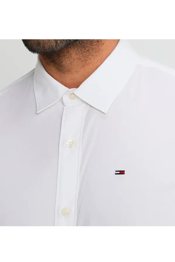 Tommy Hilfiger Stretch Poplin Shirt White