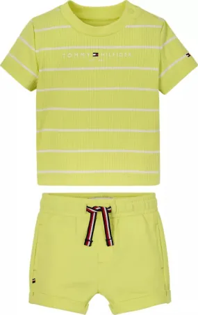 Tommy Hilfiger Striped T-Shirt/Short Set Baby