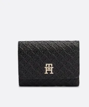 Tommy Hilfiger Women's Monogram Embossed Tri-Fold Wallet