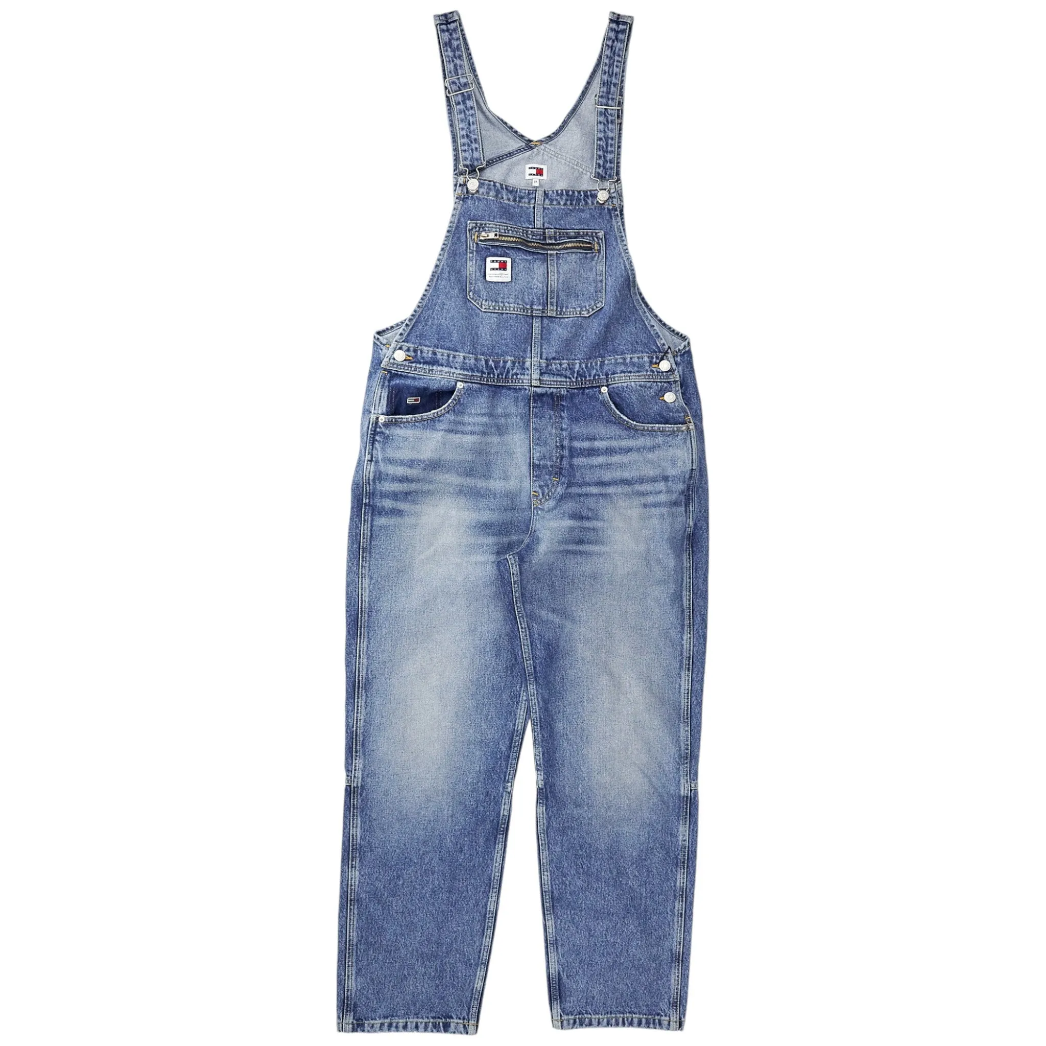 Tommy Jeans Blue Denim Dungarees