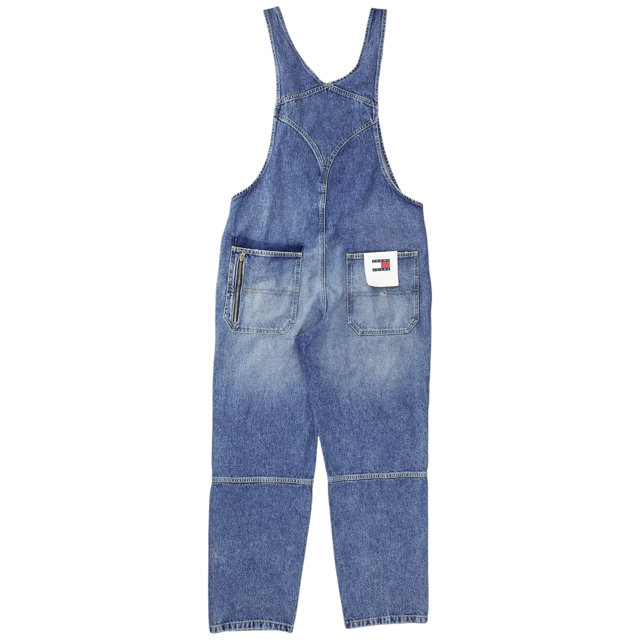 Tommy Jeans Blue Denim Dungarees