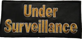 Under Surveillance Small Leather Patch