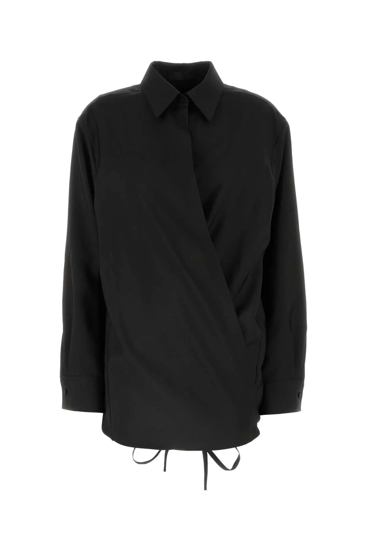 Valentino Garavani Black Wool Blend Shirt